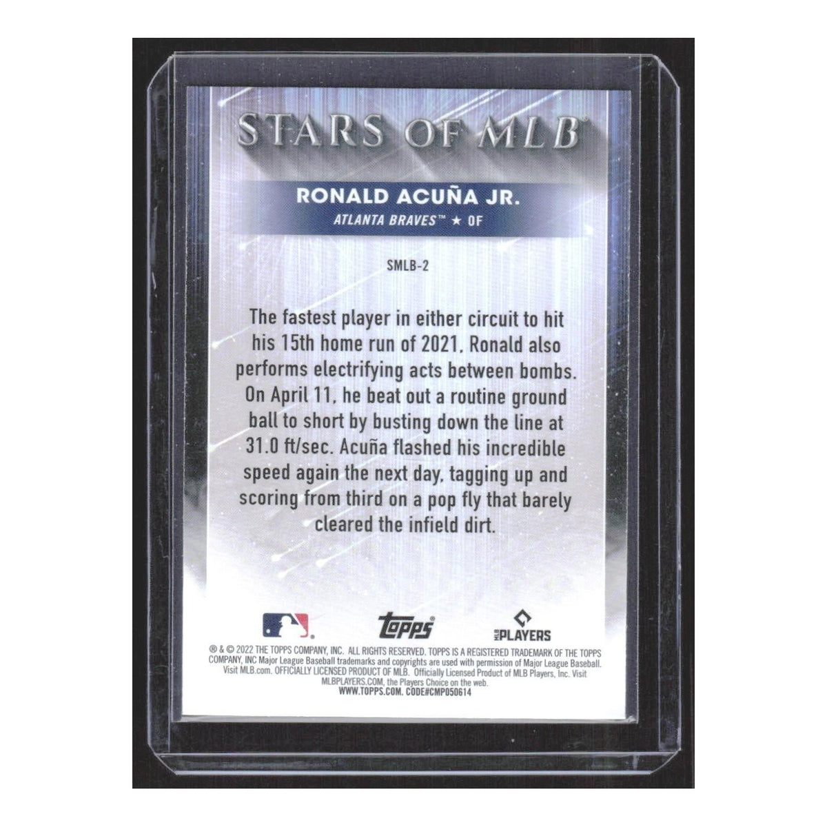 2022 Topps Stars of MLB Ronald Acuña Jr. Braves #SMLB-2