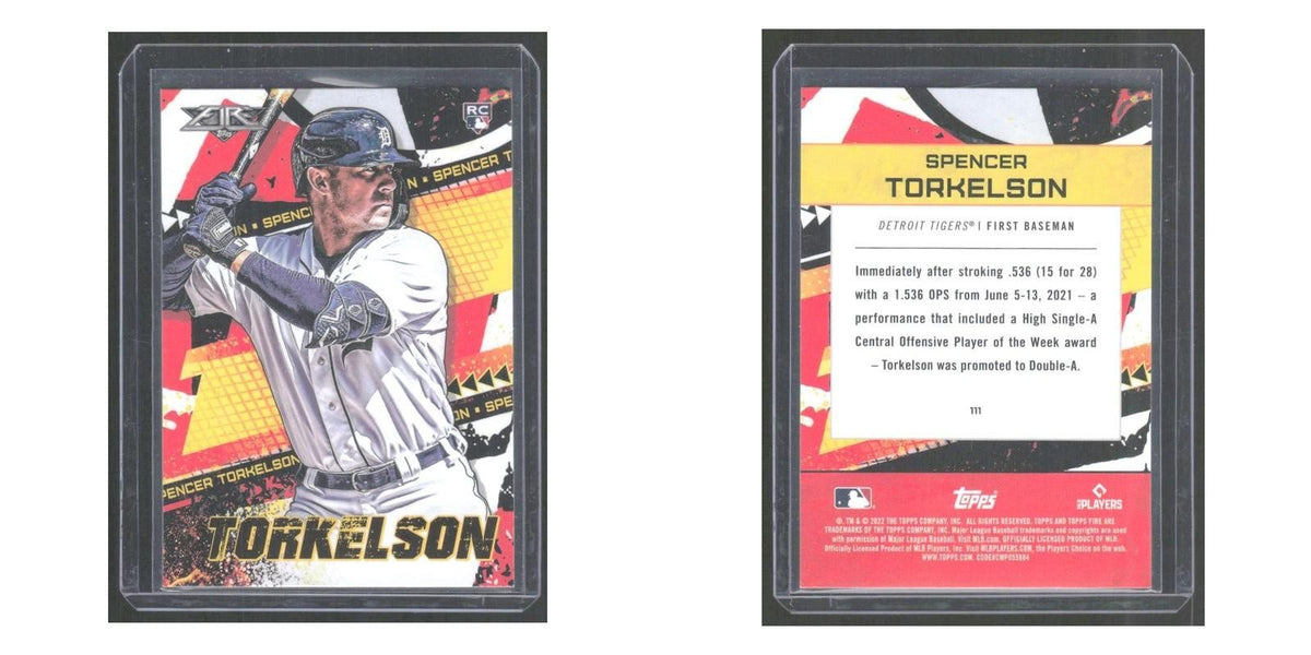 2022 Topps Fire Spencer Torkelson RC Tigers #111
