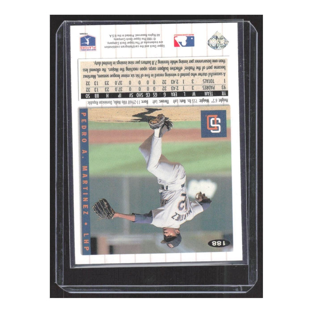 1994 Collector's Choice Pedro A. Martinez RC Padres #188