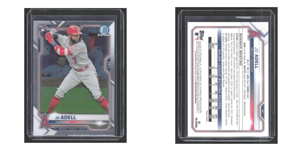 2021 Bowman Chrome Jo Adell RC Angels #42