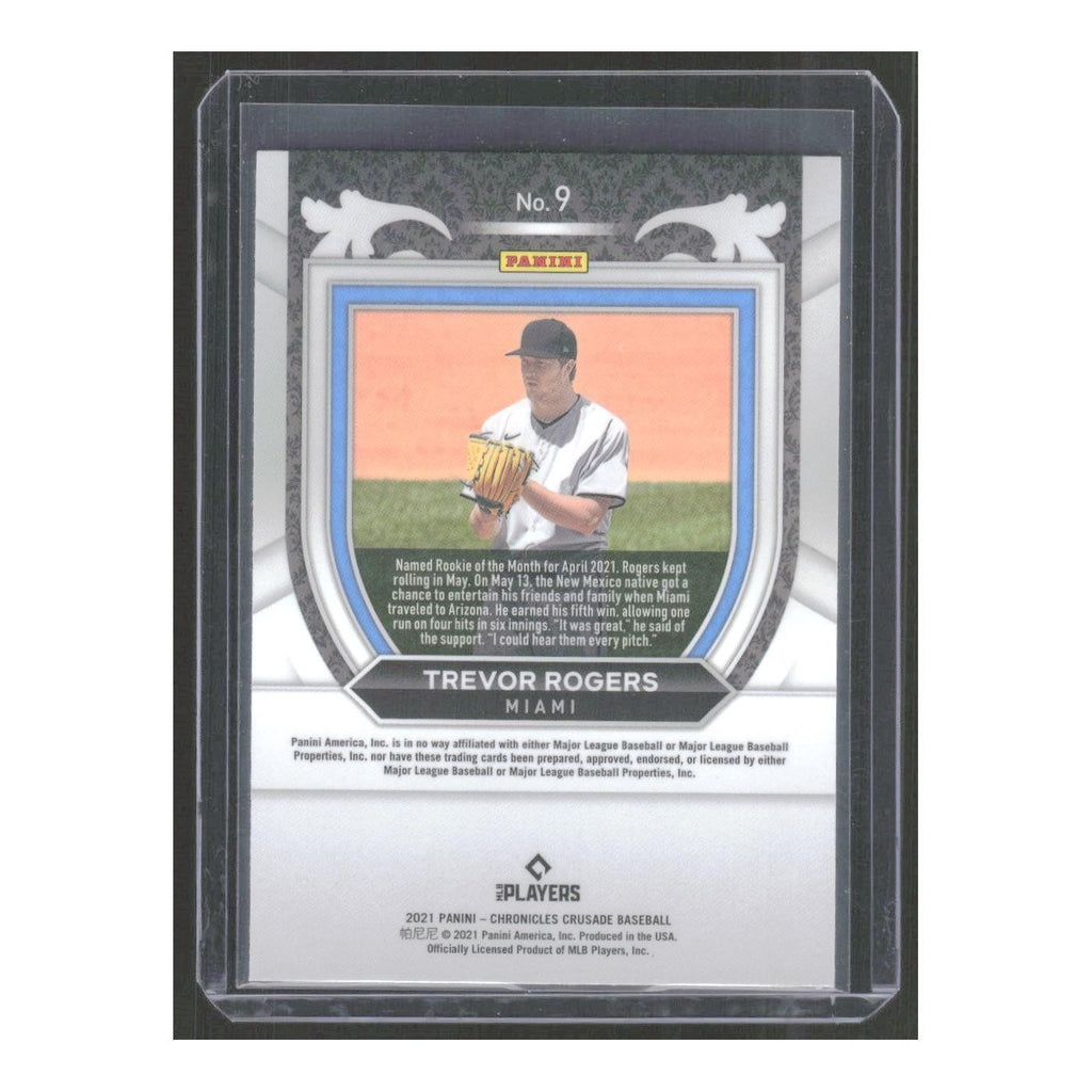 2021 Panini Chronicles Crusade Trevor Rogers RC Marlins #9