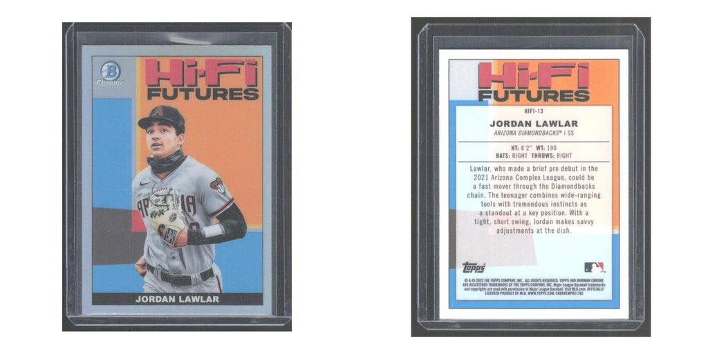 2022 Bowman Hi-Fi Futures Jordan Lawlar Diamondbacks #HIFI-13