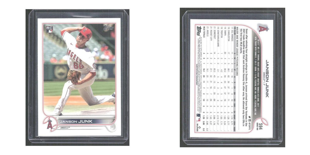 2022 Topps Janson Junk RC Angels #594
