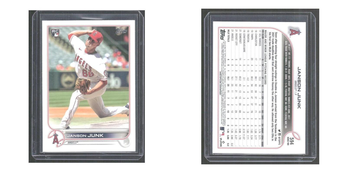 2022 Topps Janson Junk RC Angels #594