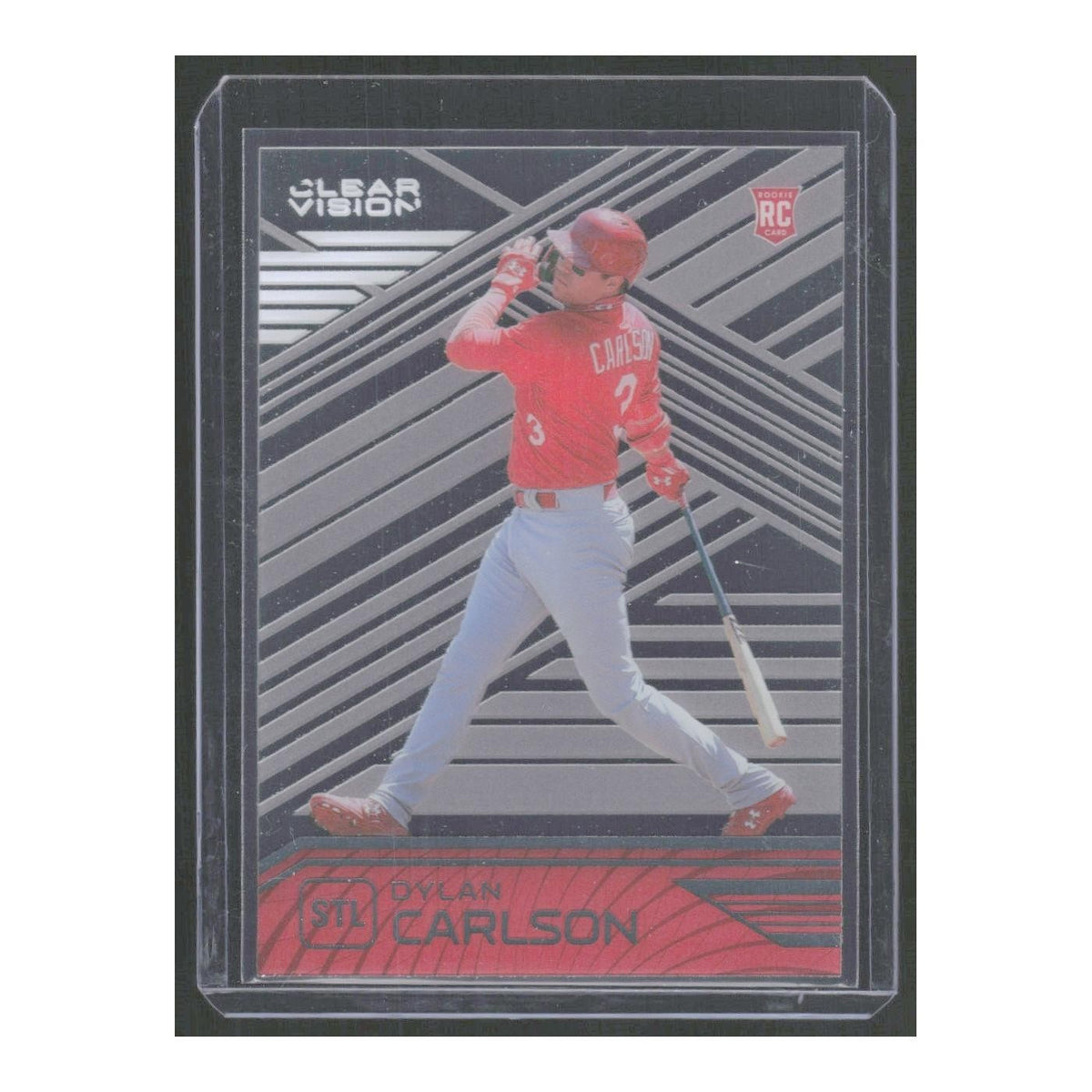 2021 Panini Chronicles Clear Vision Dylan Carlson RC Cardinals #15