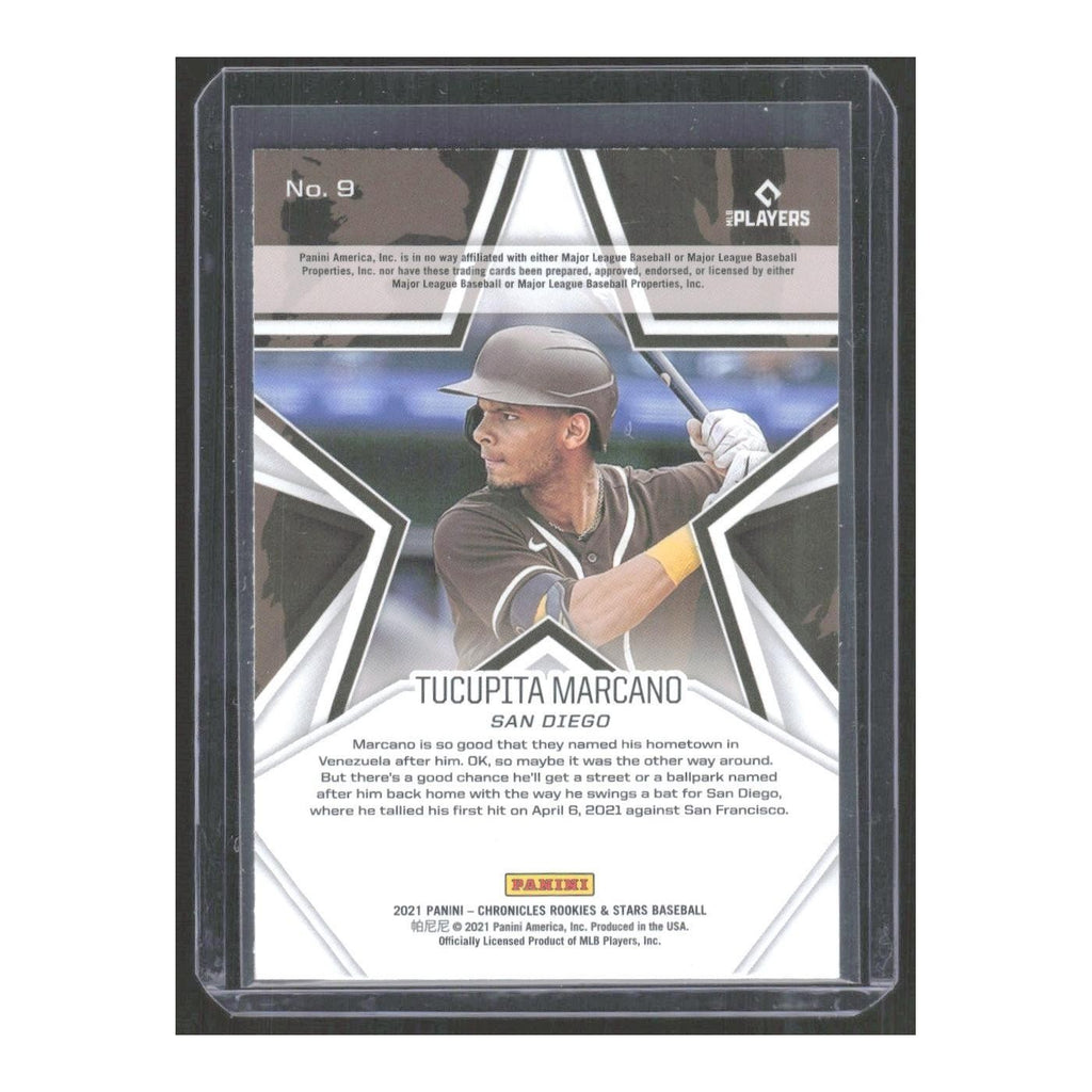 2021 Panini Chronicles Rookies & Stars Tucupita Marcano RC Padres #9