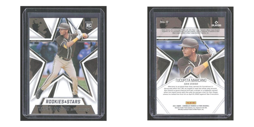 2021 Panini Chronicles Rookies & Stars Tucupita Marcano RC Padres #9
