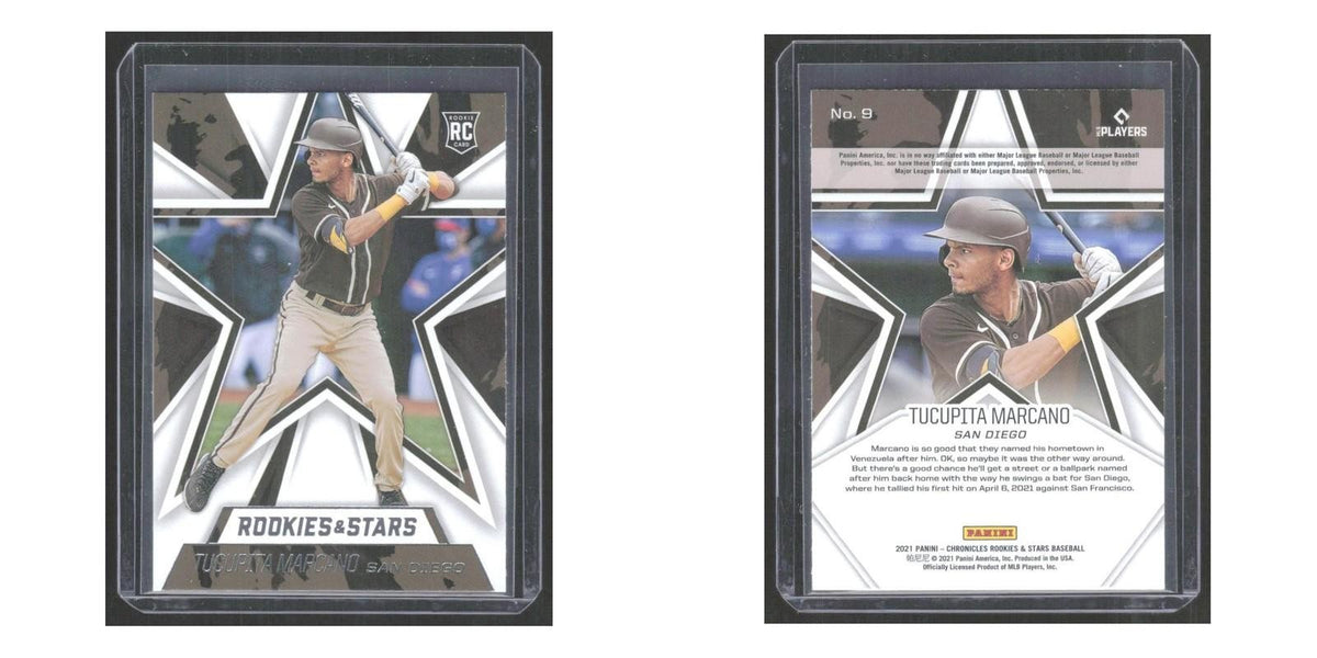 2021 Panini Chronicles Rookies & Stars Tucupita Marcano RC Padres #9