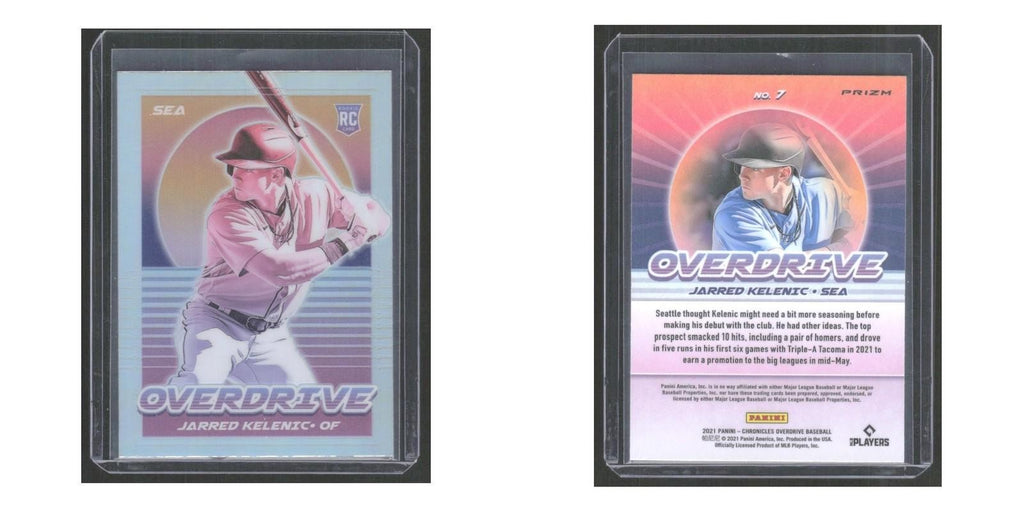 2021 Panini Chronicles Overdrive Silver Jarred Kelenic RC Mariners #7