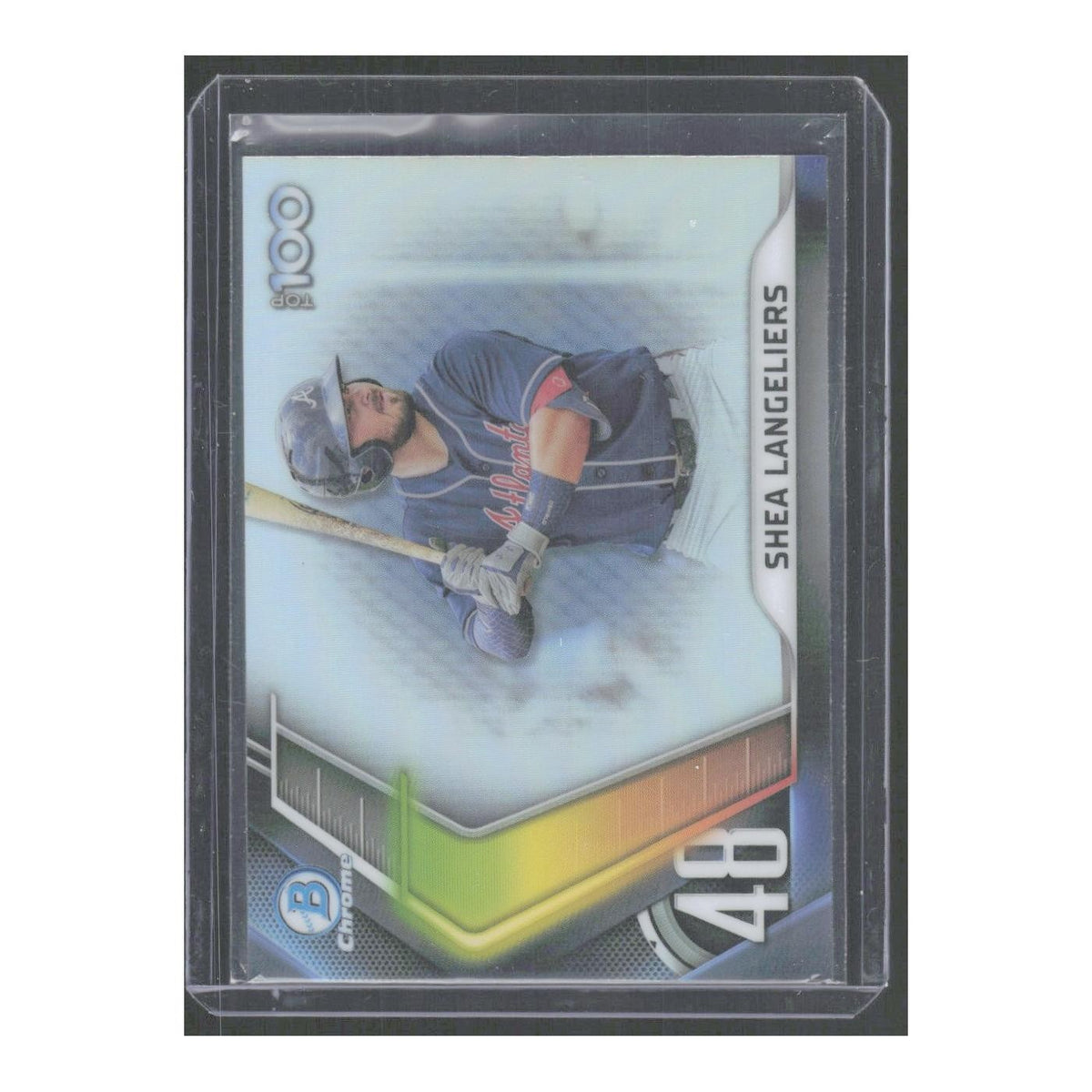 2022 Bowman Chrome Shea Langeliers Braves #BTP-48