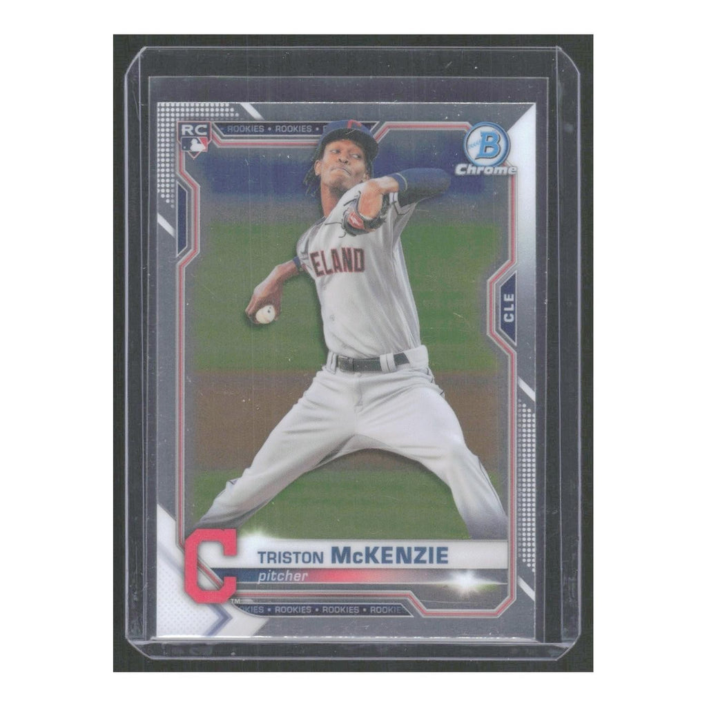 2021 Bowman Chrome Triston McKenzie RC Indians #6