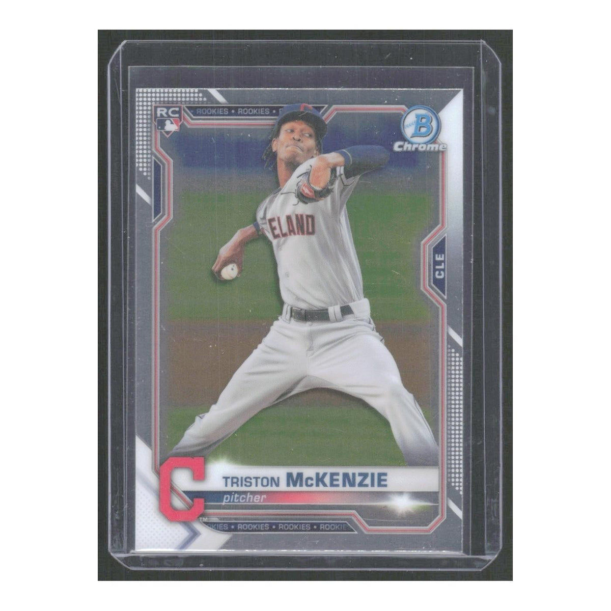 2021 Bowman Chrome Triston McKenzie RC Indians #6