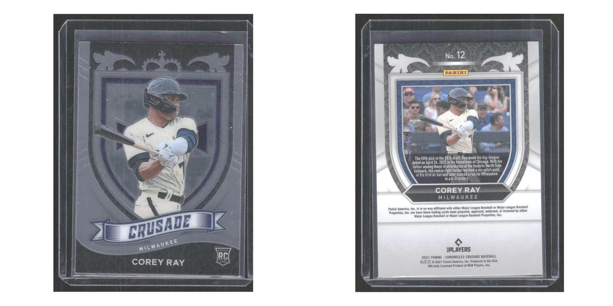 2021 Panini Chronicles Crusade Corey Ray RC Brewers #12