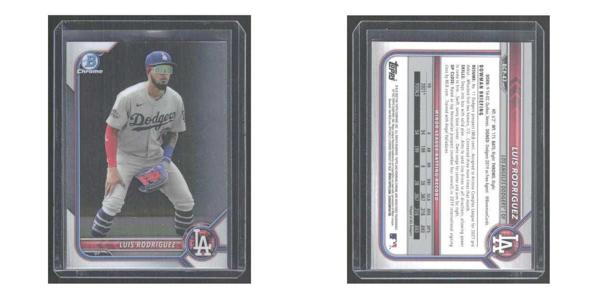 2022 Bowman Chrome Luis Rodriguez Dodgers #BCP-47