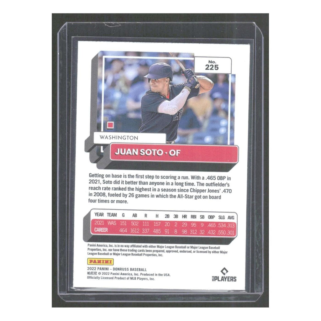 2022 Donruss Juan Soto Nationals #225