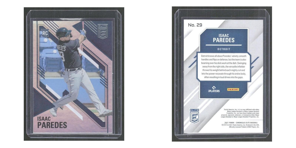 2021 Panini Chronicles Elite Isaac Paredes RC Tigers #29