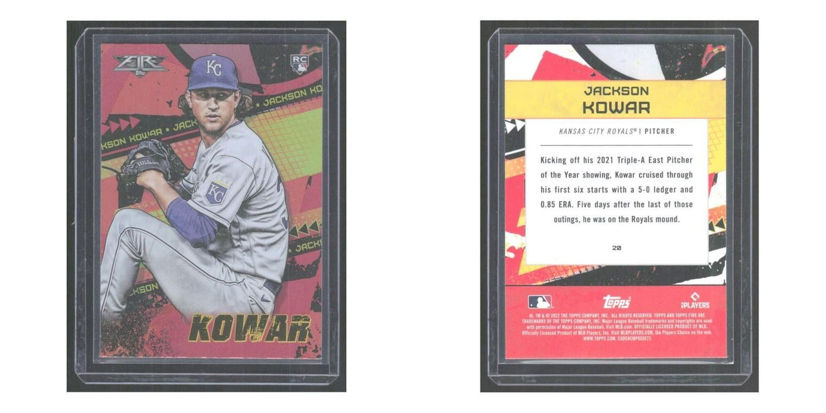 2022 Topps Jackson Kowar RC Royals #264