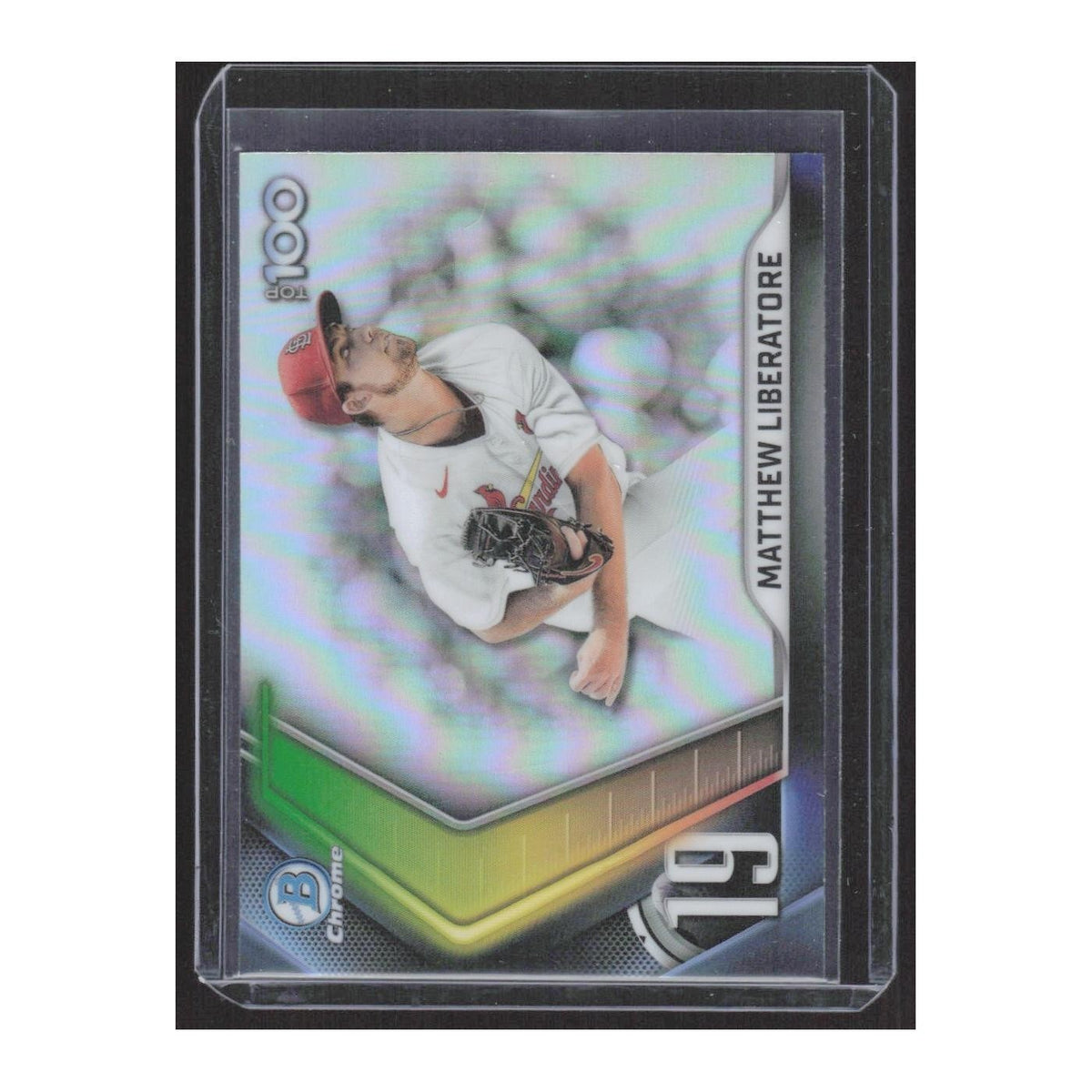 2022 Bowman Scouts' Top 100 Matthew Liberatore Cardinals #BTP-19
