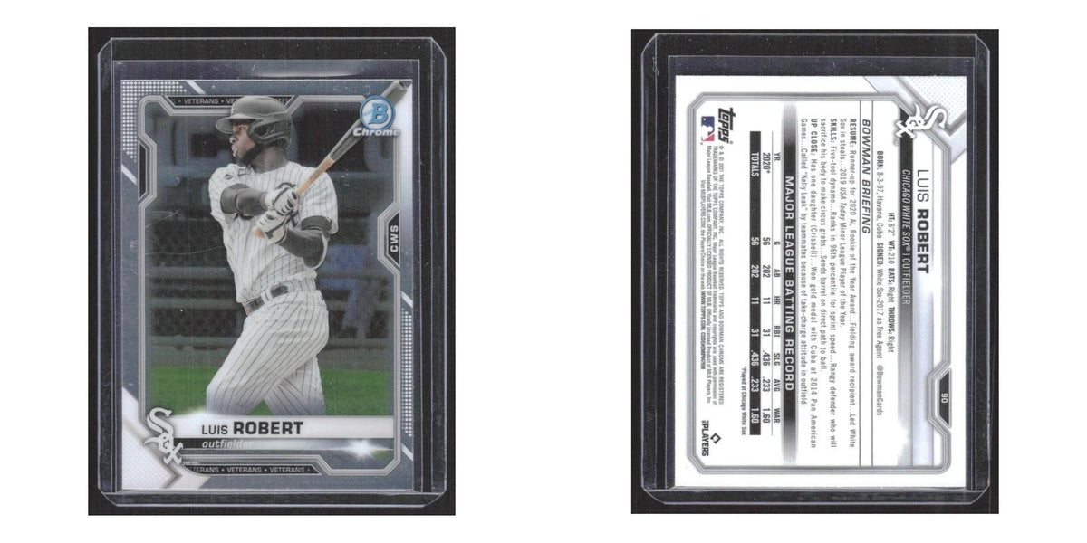 2021 Bowman Chrome Luis Robert White Sox #90