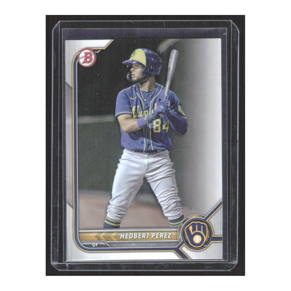 2022 Bowman Prospects Hedbert Perez Brewers #BP-67