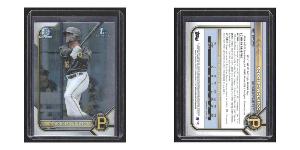 2022 Bowman Chrome Rodolfo Nolasco Pirates #BCP-69