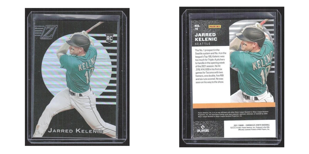 2021 Panini Chronicles Zenith Jarred Kelenic RC Mariners #16