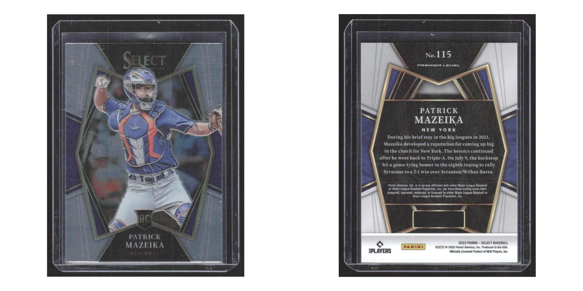 2022 Panini Select Patrick Mazeika RC Mets #115