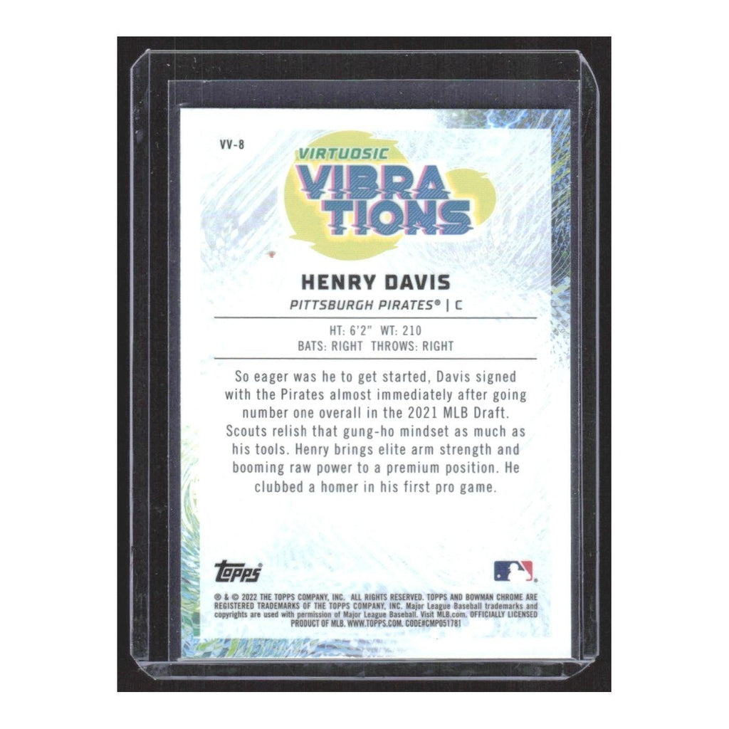 2022 Bowman Virtuosic Vibrations Henry Davis Pirates #VV-8
