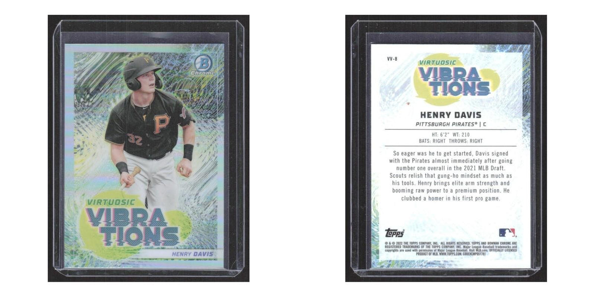 2022 Bowman Virtuosic Vibrations Henry Davis Pirates #VV-8