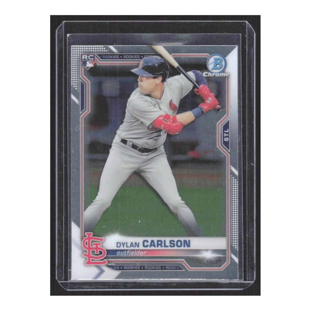 2021 Bowman Chrome Dylan Carlson RC Cardinals #45