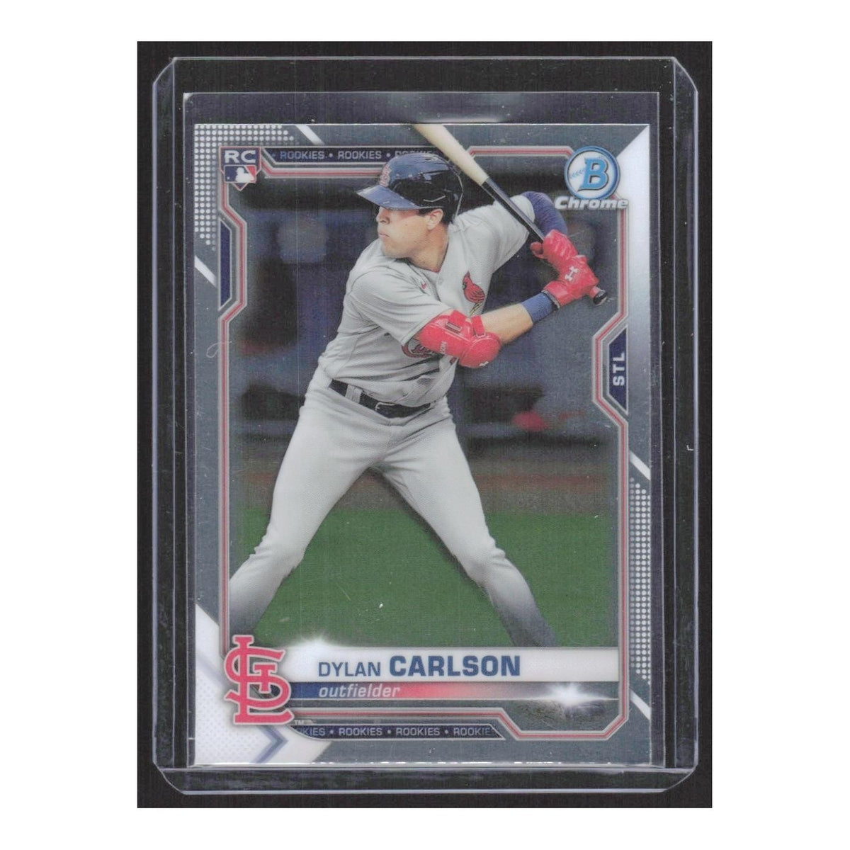 2021 Bowman Chrome Dylan Carlson RC Cardinals #45