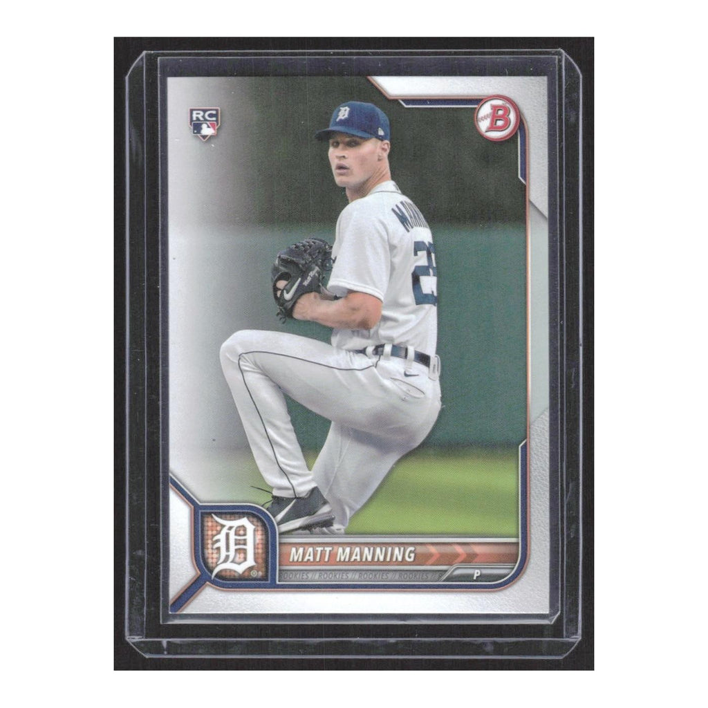 2022 Bowman Matt Manning RC Tigers #58
