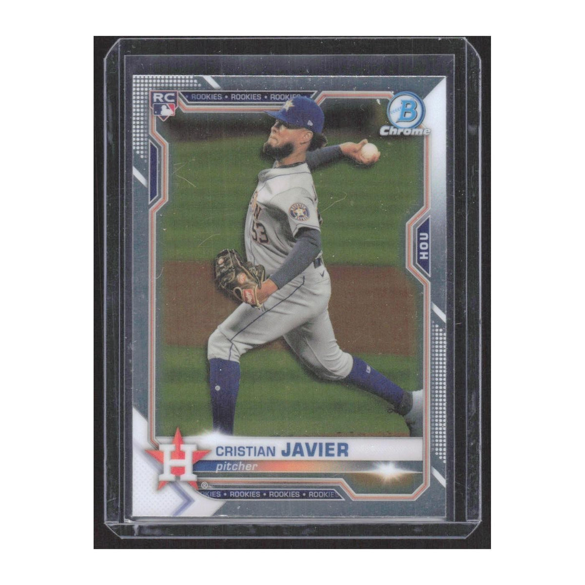 2021 Bowman Chrome Cristian Javier RC Astros #80