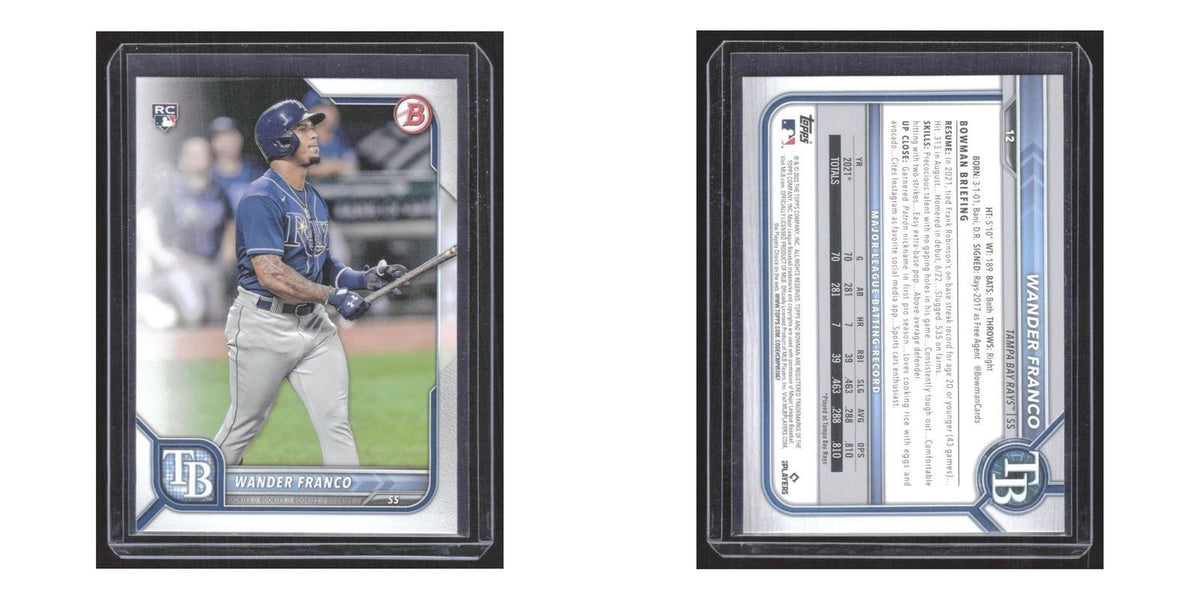 2022 Bowman Wander Franco RC Rays #12