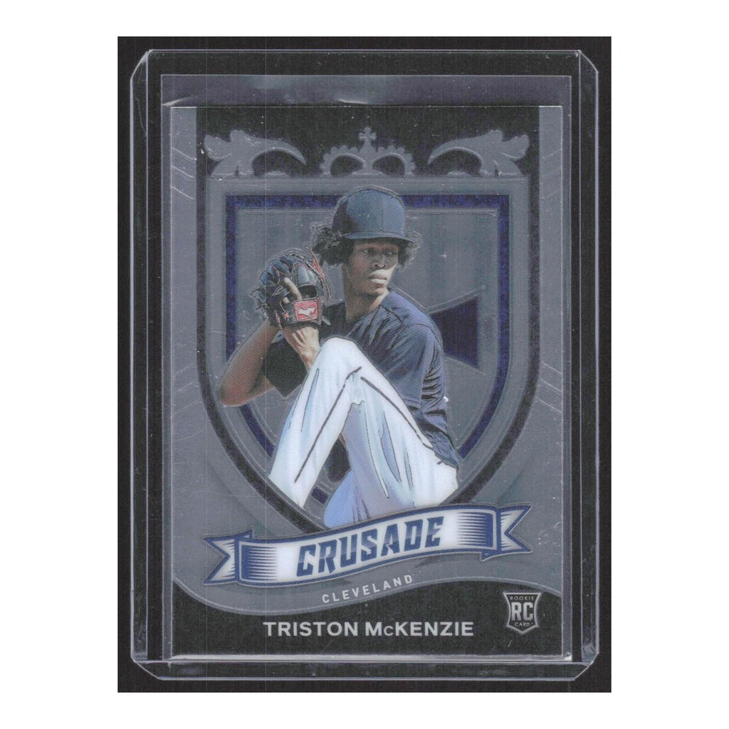 2021 Panini Chronicles Crusade Triston McKenzie RC Indians #2