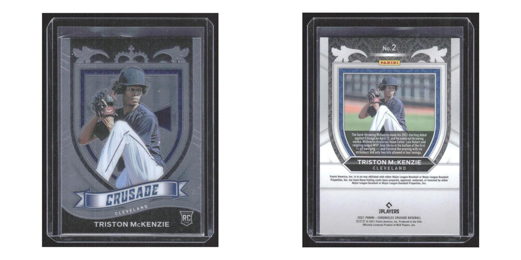 2021 Panini Chronicles Crusade Triston McKenzie RC Indians #2