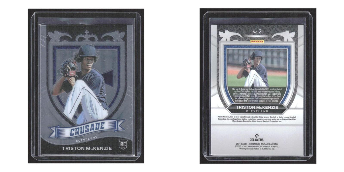 2021 Panini Chronicles Crusade Triston McKenzie RC Indians #2