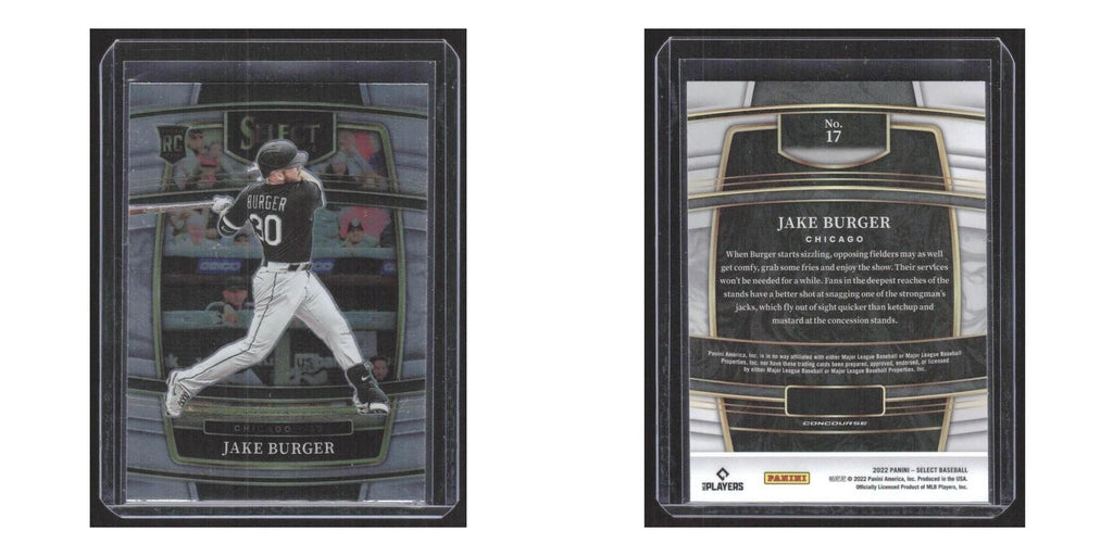 2022 Panini Select Jake Burger RC White Sox #17