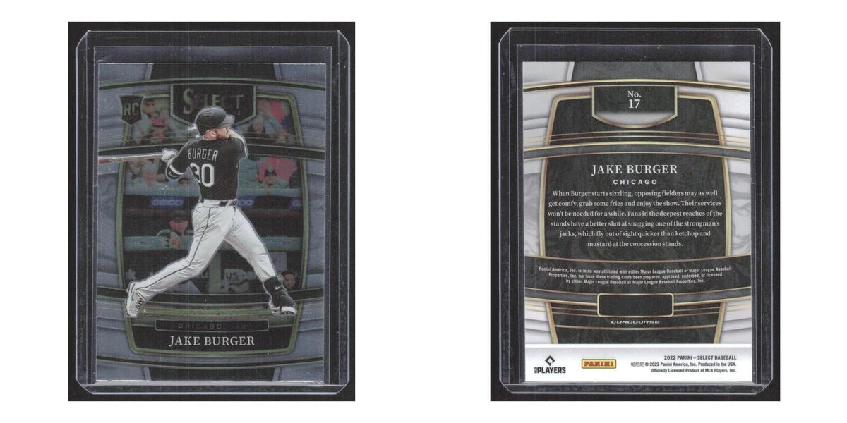 2022 Panini Select Jake Burger RC White Sox #17