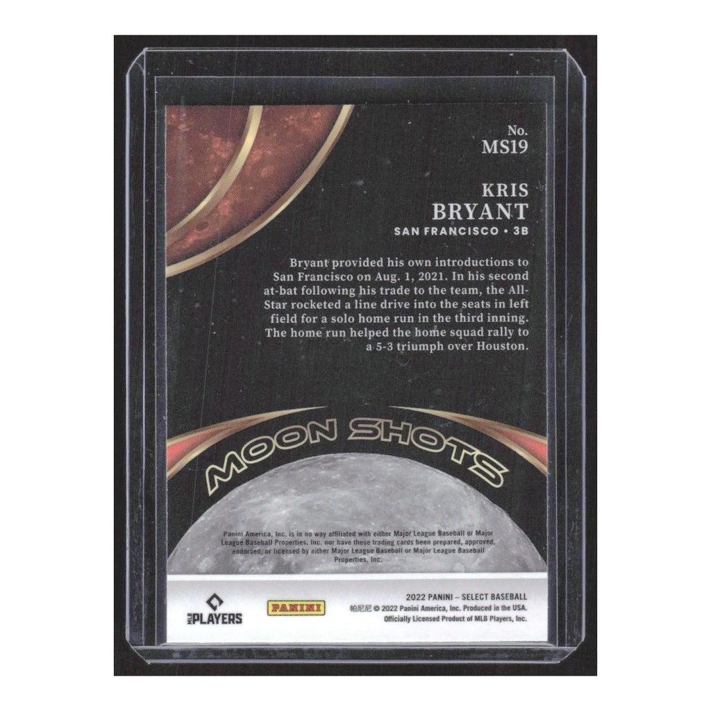 2022 Panini Select Kris Bryant Giants #MS19