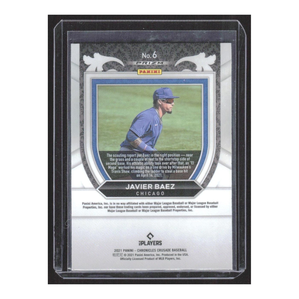 2021 Panini Chronicles Crusade Javier Baez Cubs #6