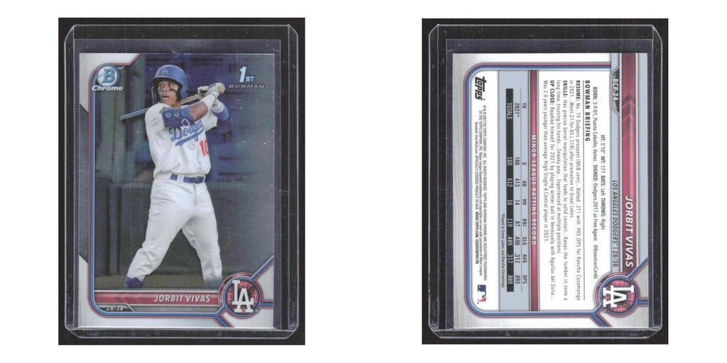 2022 Bowman Chrome Jorbit Vivas Dodgers #BCP-24