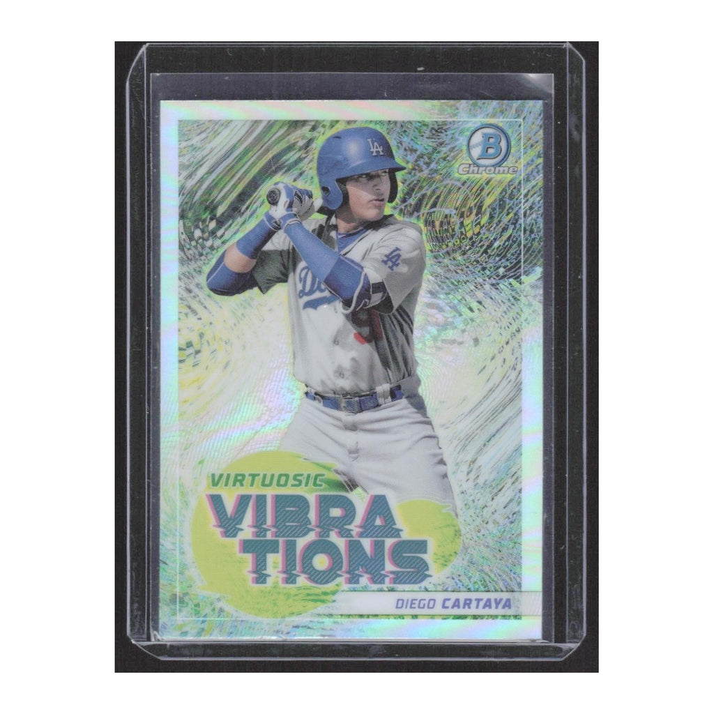 2022 Bowman Virtuosic Vibrations Diego Cartaya Dodgers #VV-20