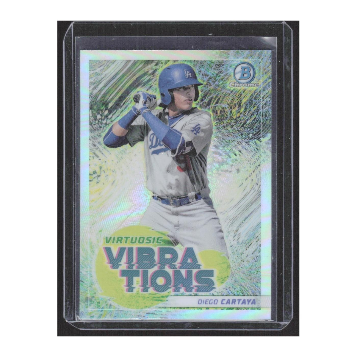 2022 Bowman Virtuosic Vibrations Diego Cartaya Dodgers #VV-20