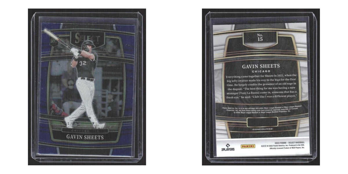 2022 Panini Select Gavin Sheets RC White Sox #15