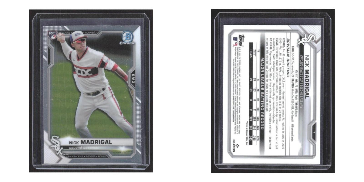 2021 Bowman Chrome Nick Madrigal White Sox #7