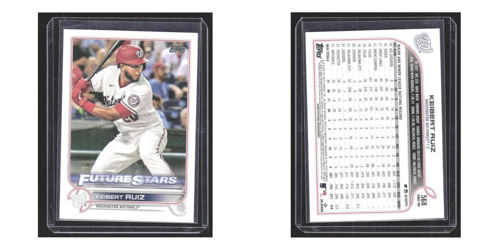 2022 Topps Gold Stars Keibert Ruiz RC Nationals #568