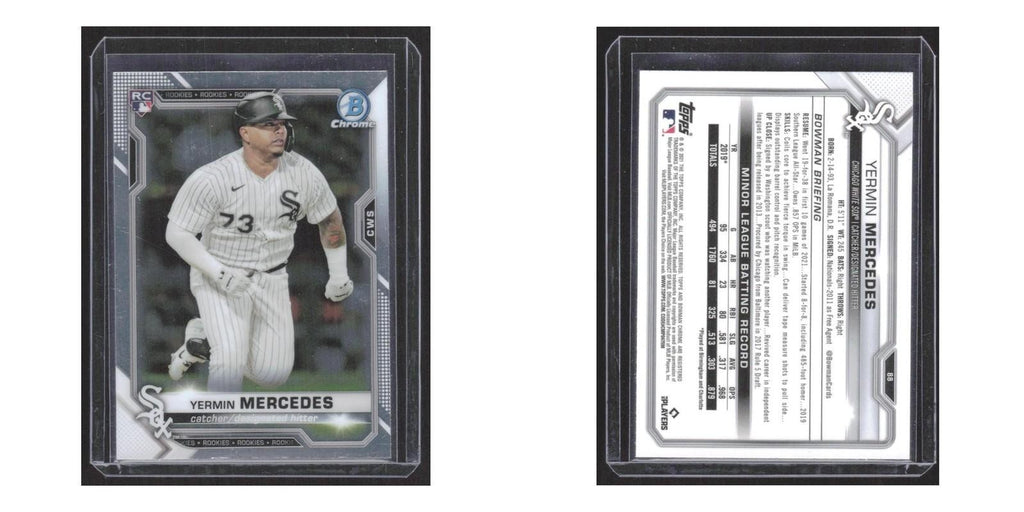 2021 Bowman Chrome Yermin Mercedes RC White Sox #88