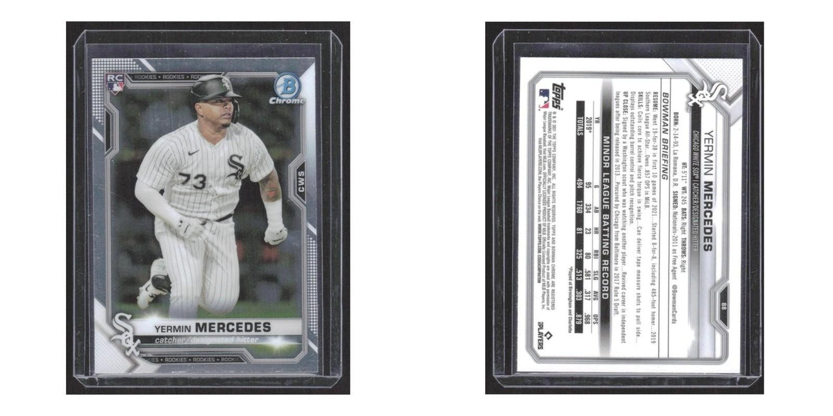 2021 Bowman Chrome Yermin Mercedes RC White Sox #88