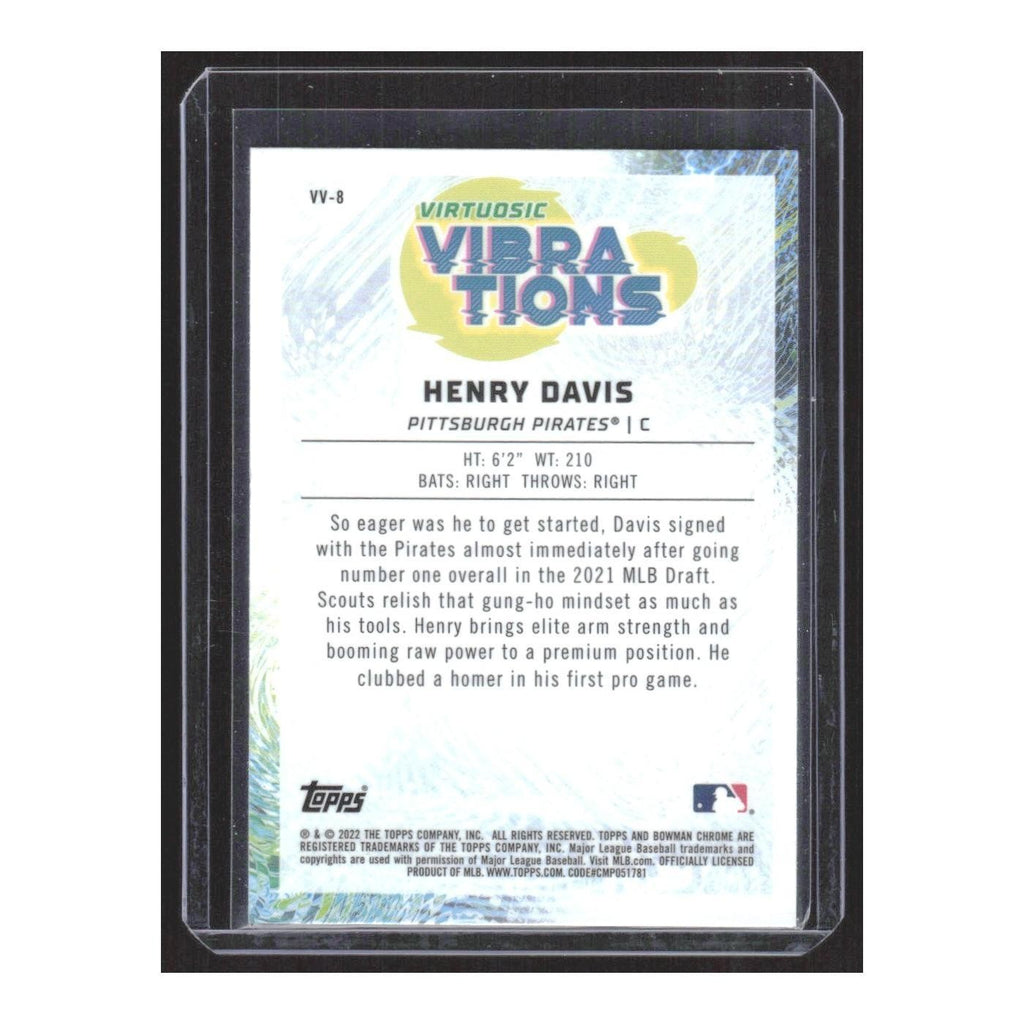 2022 Bowman Virtuosic Vibrations Henry Davis Pirates #VV-8
